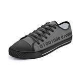Crash Code - Unisex Low Top Canvas Shoes