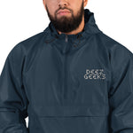Deez Geeks Embroidered Champion Packable Jacket