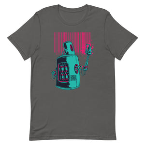 "Robot Graffiti" Short-Sleeve Unisex T-Shirt