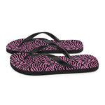 "Pink Tiger Stripes" Flip-Flops