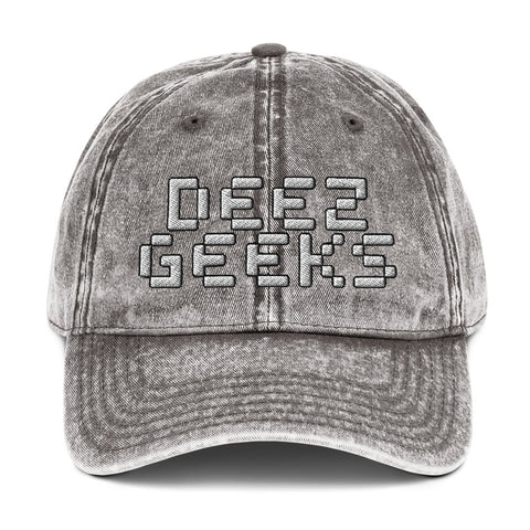 "Deez Geeks" Vintage Cotton Twill Cap