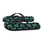 "Deez Geeks Pillage" Flip-Flops