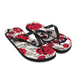 "Sugar Skull And Roses" Flip-Flops