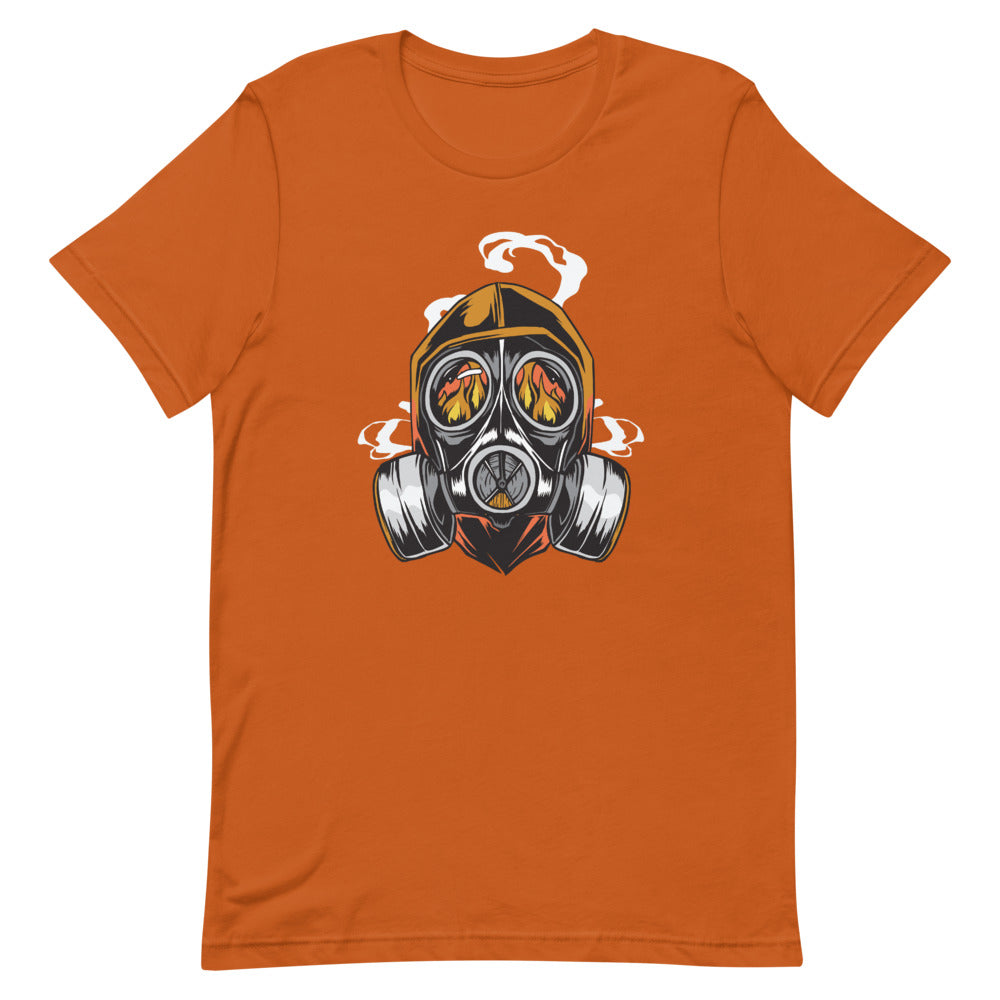 "Gas Mask" Short-Sleeve Unisex T-Shirt