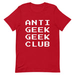 "Anti Geek Geek Club" Short-Sleeve Unisex T-Shirt
