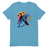 "Neon Dinosaur" Short-Sleeve Unisex T-Shirt