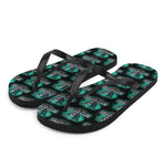 "Deez Geeks Pillage" Flip-Flops
