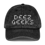 "Deez Geeks" Vintage Cotton Twill Cap