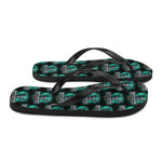 "Deez Geeks Pillage" Flip-Flops