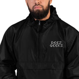 Deez Geeks Embroidered Champion Packable Jacket