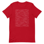 "Cat Line Art" Short-Sleeve Unisex T-Shirt