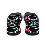 "Smile Glitch" Flip-Flops